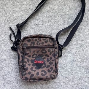 Bravo Co Worldwide Task Block in Leopard - crossbody / sling bag